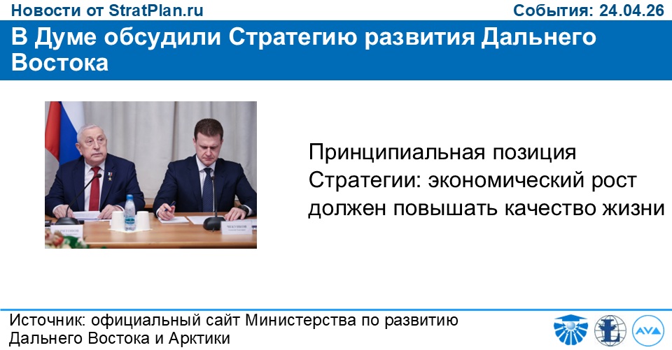 В Думе обсудили Стратегию развития Дальнего Востока